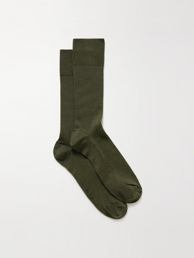 CDLP Ribbed cotton-blend socks (set of 6) at Collagerie