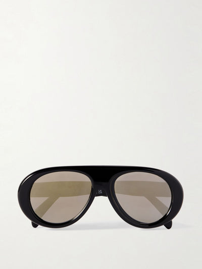 Celine Eyewear Aviator-style acetate sunglasses at Collagerie