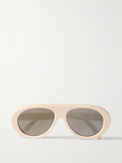 Celine Eyewear Aviator-style acetate sunglasses at Collagerie