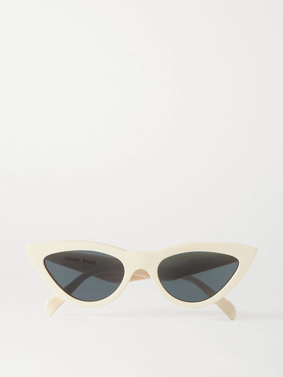 Celine Eyewear Cat-eye acetate sunglasses at Collagerie