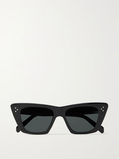 Celine Eyewear Cat-eye acetate sunglasses at Collagerie