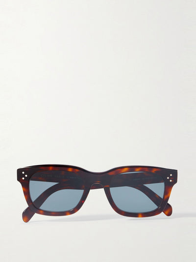 Celine Eyewear D-Frame tortoiseshell acetate sunglasses at Collagerie