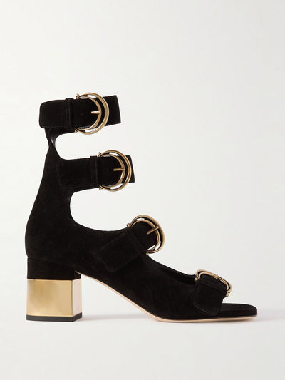 Chloé Alizè suede sandals at Collagerie