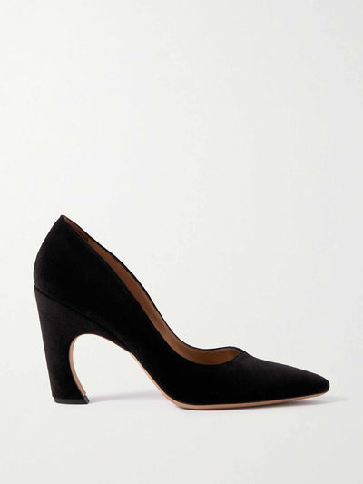 Chloé X Atelier Jolie Oli velvet pumps at Collagerie