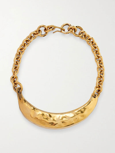 Chloé Banana gold-tone necklace at Collagerie