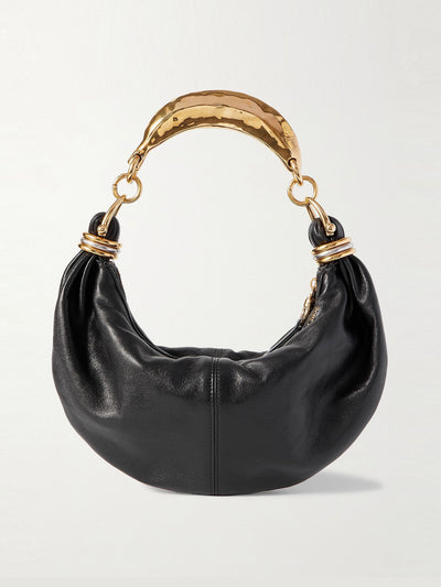 Chloé Bracelet embellished textured-leather shoulder bag at Collagerie