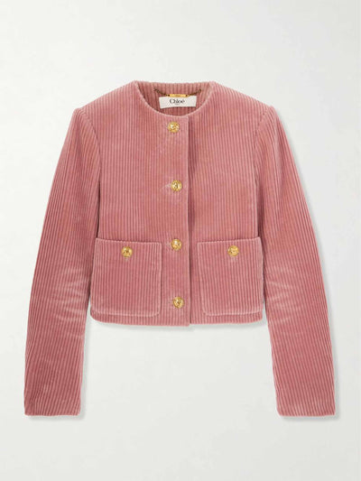 Chloé Cotton-corduroy jacket at Collagerie