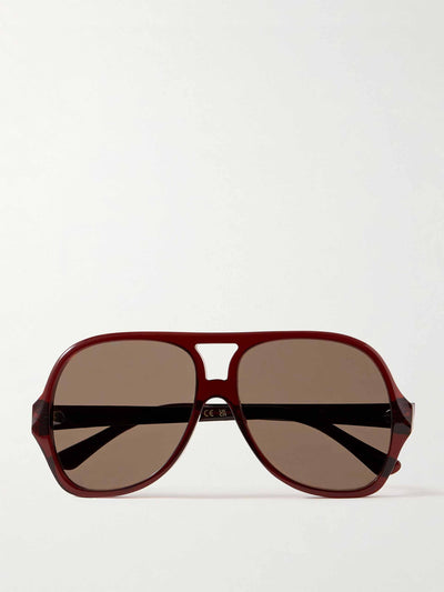 Chloé Eyewear Salomé aviator-style acetate sunglasses at Collagerie