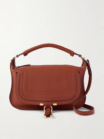 Chloé Marcie leather shoulder bag at Collagerie