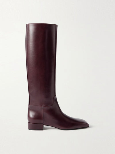 Christen Tokyo leather knee boots at Collagerie