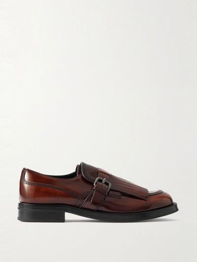 Church's Piper fringed glossed-leather brogues at Collagerie