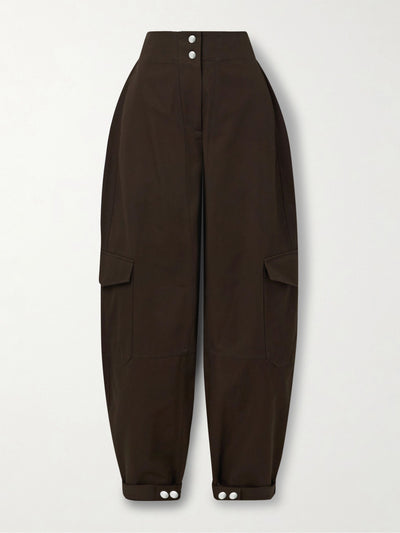 Co Cotton-canvas tapered cargo pants at Collagerie