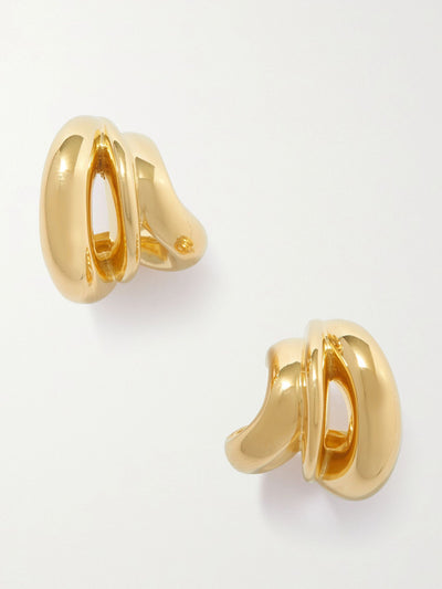 Completedworks Gold vermeil hoop earrings at Collagerie