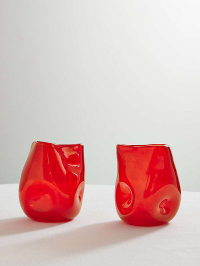 Completedworks Recycled-glass tumblers (set of 2) at Collagerie