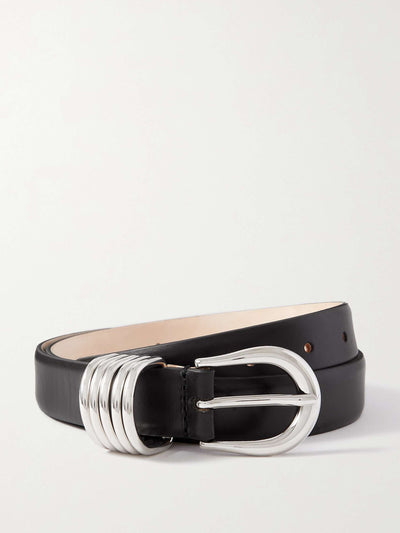 Déhanche Hollyhock leather belt at Collagerie