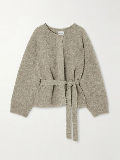 Deiji Studios Pod belted bouclé cardigan at Collagerie