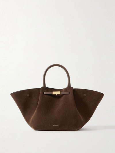 Demellier New York Midi suede tote at Collagerie