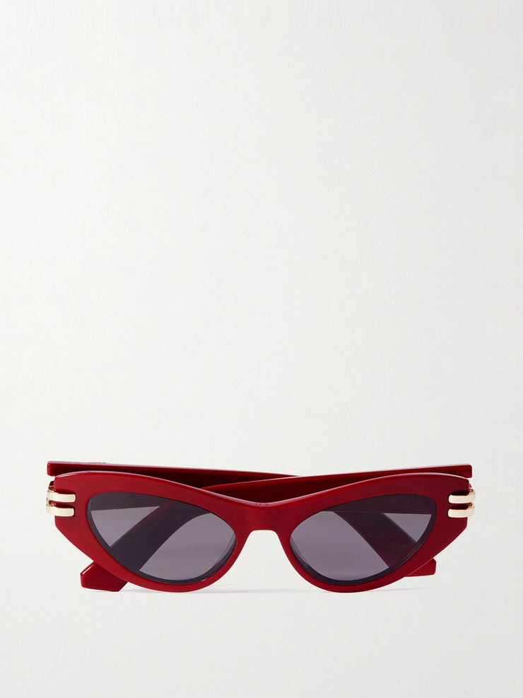 Cat-eye acetate and gold-tone sunglasses Accessories Dior Eyewear    - Collagerie