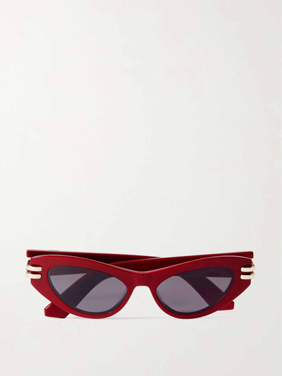 Dior Eyewear Red cat-eye sunglasses at Collagerie