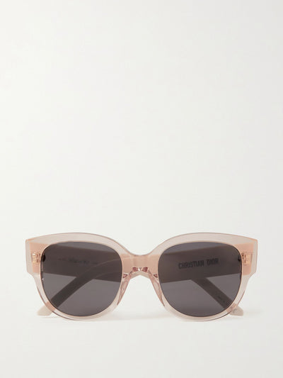Dior Cat-eye embossed acetate sunglasses at Collagerie