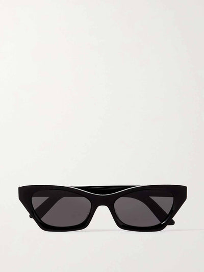 Dior Eyewear Black cat-eye acetate sunglasses at Collagerie