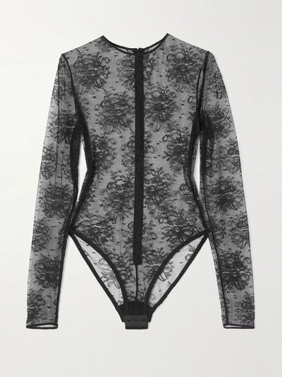 Dolce & Gabbana Chantilly lace bodysuit at Collagerie