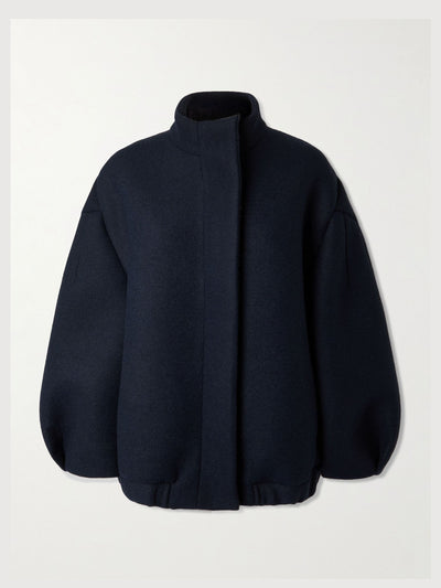 Dries Van Noten Oversized felt bomber jacket at Collagerie