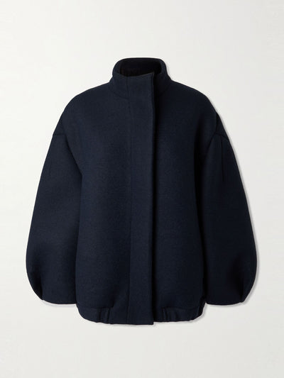 Dries Van Noten Oversized felt bomber jacket at Collagerie