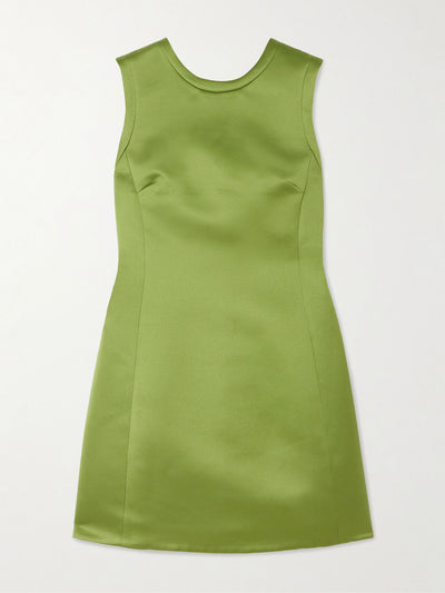 Emilia Wickstead Emmy duchesse-satin mini dress at Collagerie