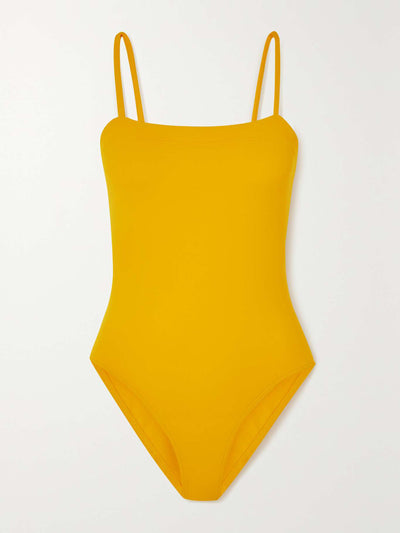 Eres Les Essentiels Aquarelle yellow swimsuit at Collagerie