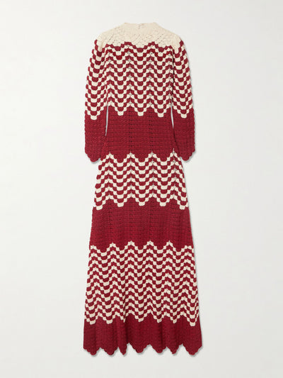 Escvdo Musa crocheted cotton maxi dress at Collagerie