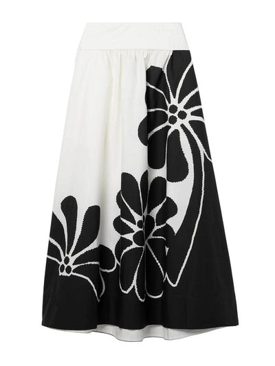 Farm Rio Palermo floral-print cotton-poplin maxi skirt at Collagerie