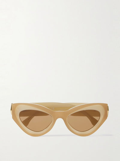 Fendi Eyewear FF Diamonds cat-eye acetate sunglasses at Collagerie