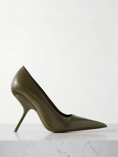 Ferragamo Eva leather pumps at Collagerie