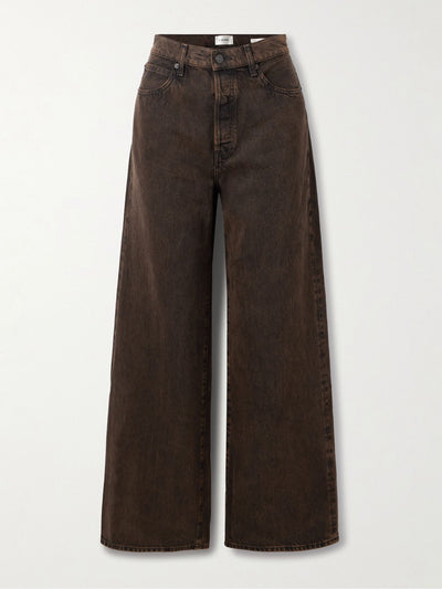 Frame The Collegiate high-rise wide-leg jeans at Collagerie