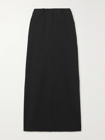 Frankie Shop Black maxi skirt at Collagerie