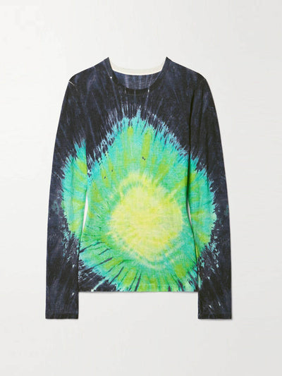 Gabriela Hearst Miller tie-dyed cashmere sweater at Collagerie