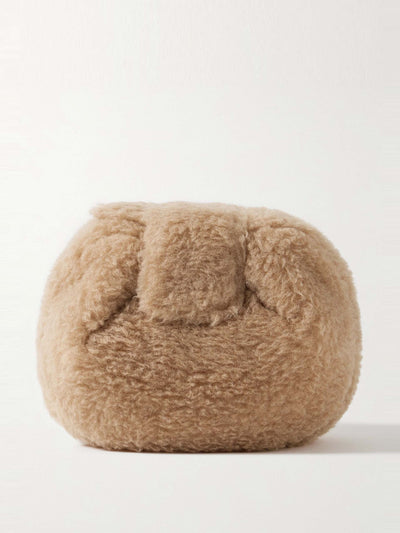 Gabriela Hearst Soft Demi wool, silk and cashmere-blend clutch at Collagerie