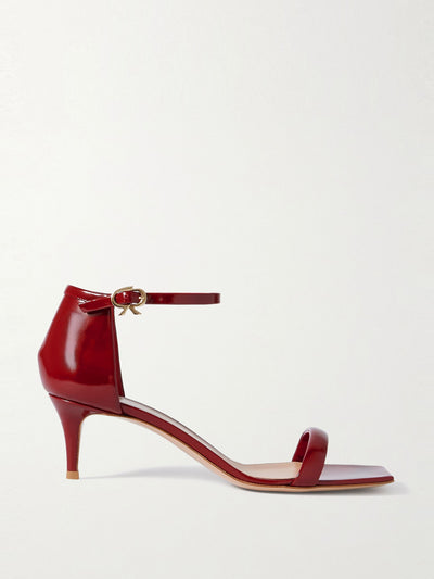 Gianvito Rossi Rhys 55 patent-leather sandals at Collagerie