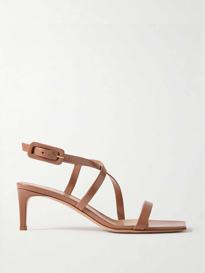 Gianvito Rossi Tokio 55 patent-leather sandals at Collagerie