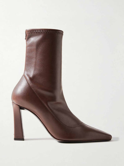 Giuseppe Zanotti Barbaro 90  leather ankle boots at Collagerie