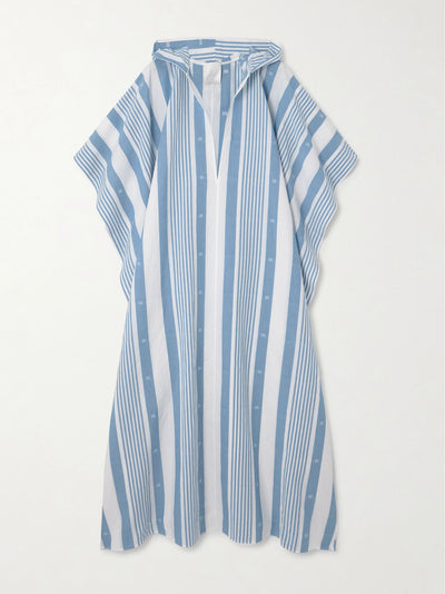 Givenchy Striped cotton and linen-blend kaftan at Collagerie