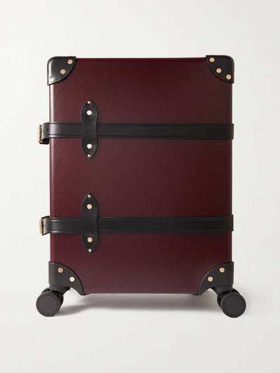 Globe-Trotter Centenary Carry-On leather-trimmed suitcase at Collagerie