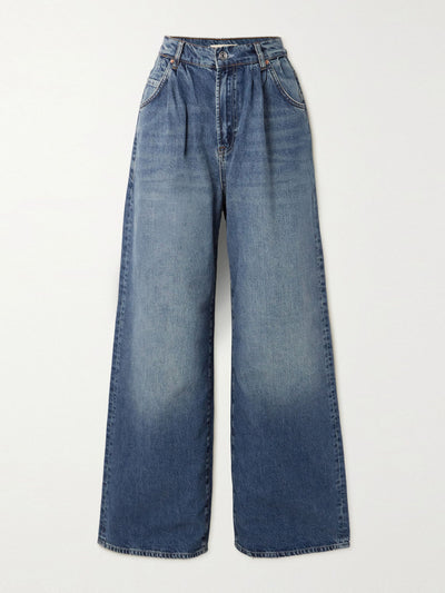 Grlfrnd Chloe high-rise wide-leg jeans at Collagerie