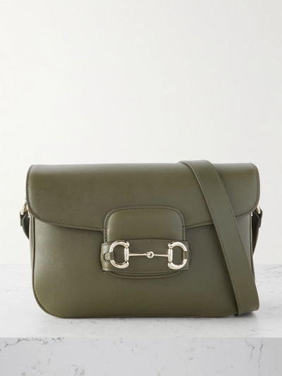 Gucci Horsebit 1955 leather shoulder bag at Collagerie