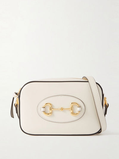 Gucci 1955 horsebit-embellished textured-leather bag at Collagerie