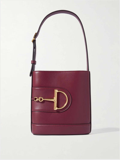 Gucci Horsebit-embellished leather shoulder bag at Collagerie