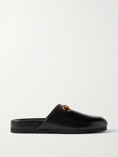 Gucci Horsebit-detailed leather slippers at Collagerie