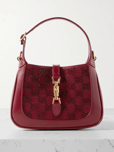 Gucci Mini beaded leather shoulder bag at Collagerie