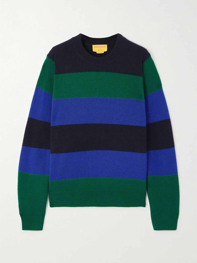 Guest in Residence Striped cashmere sweater at Collagerie